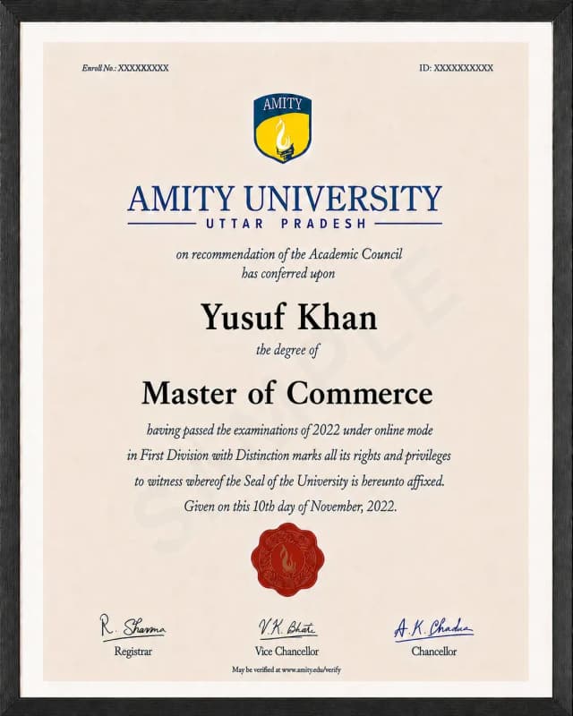 Sample Certificate