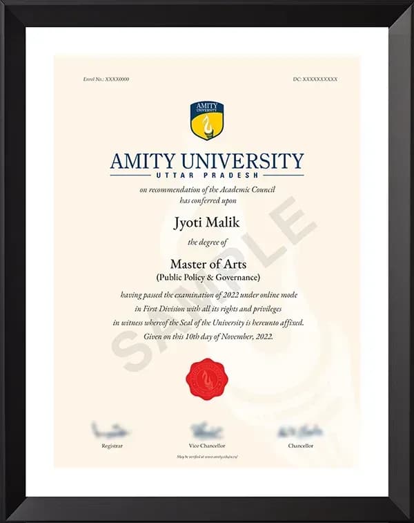 Sample Certificate