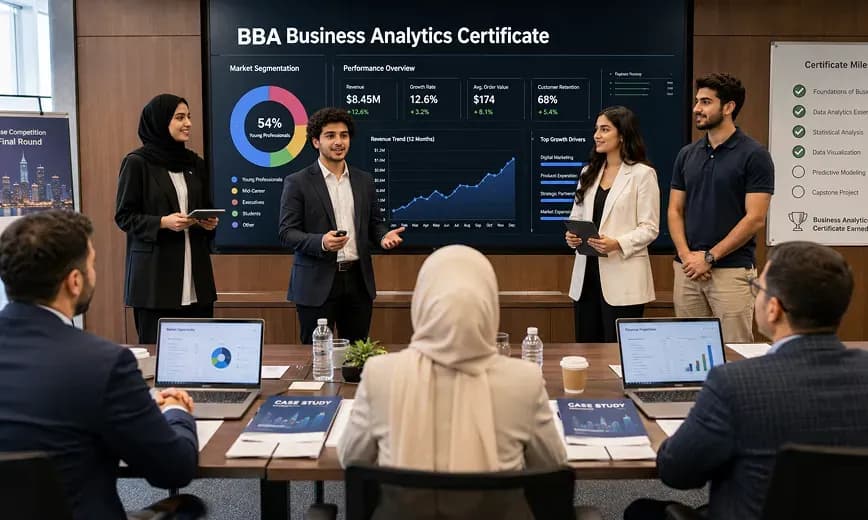 BBA with Professional Certificate in Business Analytics